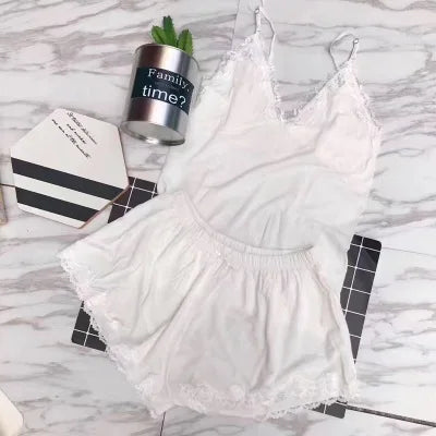 Azure Mist Lounge Cotton Womens Pajamas