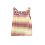Emerald Meadow Striped Casual Cotton Womens Tank Top