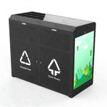 Energy Savers 2-Tier Solar Powered Disposal Bins