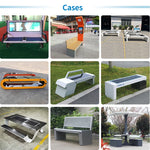 Sunset SteelMetal Outdoor Bench