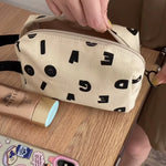 Mist Linen Cotton Cosmetic Bag