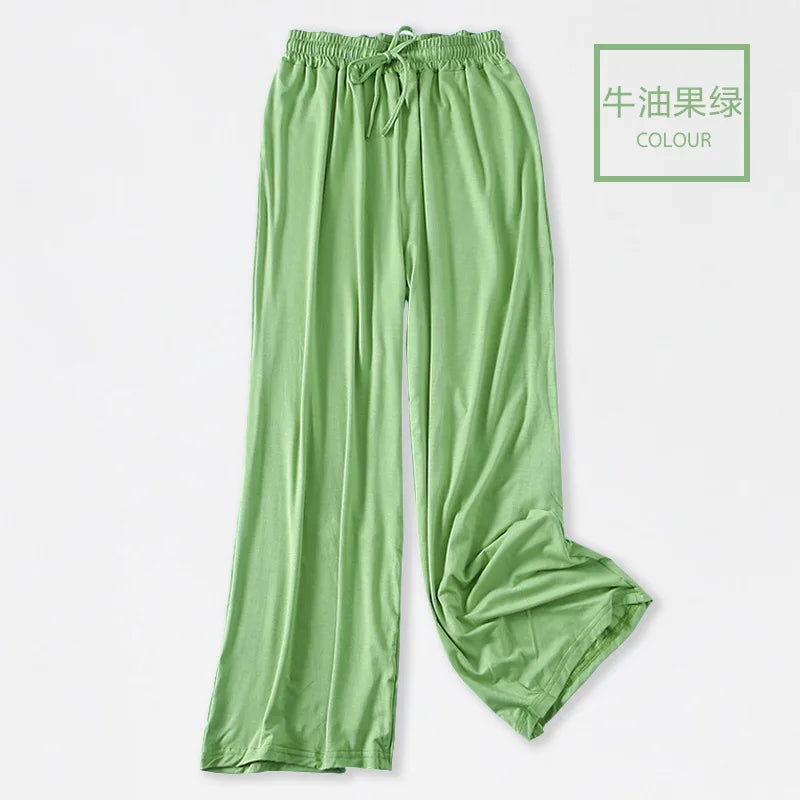 Green Fields Viscose Womens Pajama Pants