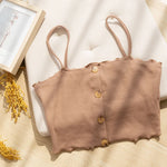 Twilight Coral 94% Cotton Womens Camis