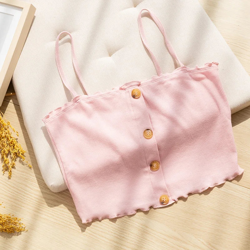 Twilight Coral 94% Cotton Womens Camis