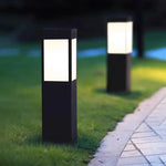 Golden Glow Stainless Steel Outdoor Lamp