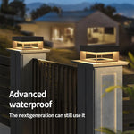 Emerald Forest Stainless Steel Outdoor Pillar Light Womens Garden