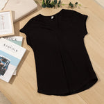 Sunset Breeze (None) Casual Cotton Womens Top