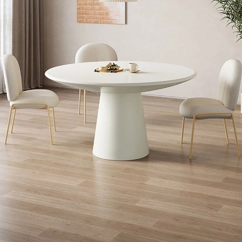 Lily Petal Coffee Glass Wood Dining Table Set | Hypoallergenic - Allergy Friendly - Naturally Free