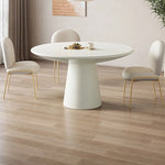 Lily Petal Coffee Glass Wood Dining Table Set | Hypoallergenic - Allergy Friendly - Naturally Free