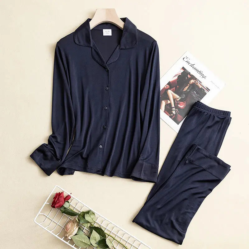 Lush Pink Silk Viscose Pajama Set | Hypoallergenic - Allergy Friendly - Naturally Free