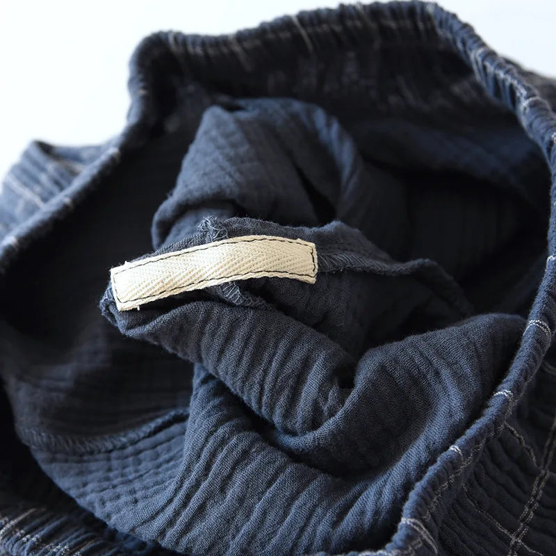 Ocean Breeze Plaid 100% Cotton Mens Pajamas | Hypoallergenic - Allergy Friendly - Naturally Free