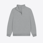 Celestial Mist BlueOrganic Cotton Sweatshirt with Zipper