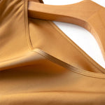 Peach Nectar Drawstring 19MM Mulberry Silk Dress | Hypoallergenic - Allergy Friendly - Naturally Free