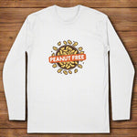 Peanut Free Long Sleeve Organic Cotton Graphic Mens Shirt | Hypoallergenic - Allergy Friendly - Naturally Free