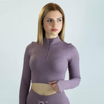 Plum Performance Cropped Top & Pant Organic Cotton Womens Womens Womens Womens Activewear Set | Hypoallergenic - Allergy Friendly - Naturally Free