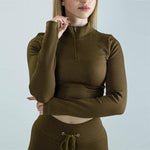 Plum Performance Cropped Top & Pant Organic Cotton Womens Womens Womens Womens Activewear Set | Hypoallergenic - Allergy Friendly - Naturally Free