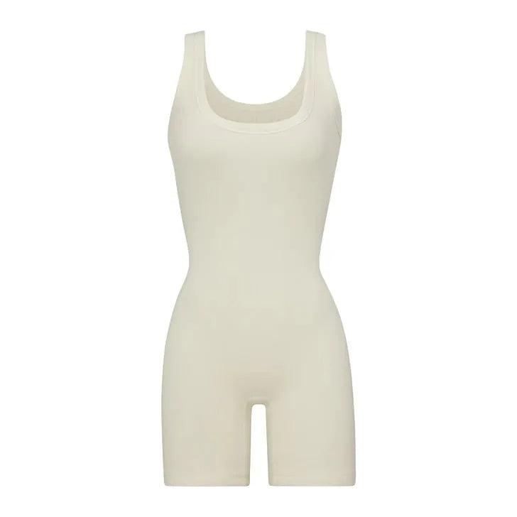 Rocky Plain Sleeveless 100% Cotton Jumpsuit | Hypoallergenic - Allergy Friendly - Naturally Free