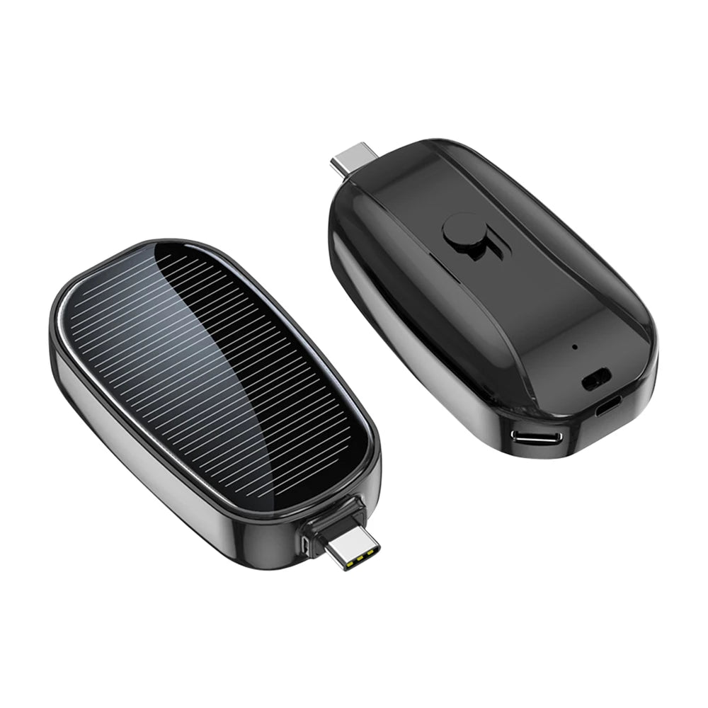 Energy Savers Solar Powered Keychain Mini Power Bank