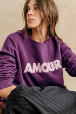 Plum Dusk 100% Cotton Womens Sweatshirt