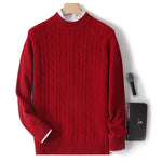 Forest Mist Thicker Mens Sweater Wool