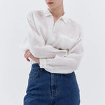 Gentle River Linen Womens Blouse