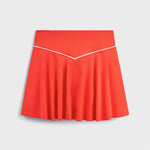 Sunset Rise 2Pcs Cotton Womens Tennis Skirt & Shirt Set