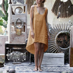 Summer Breeze Linen Viscose Womens Dress