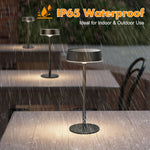 Energy Savers Waterproof Rechargable Dimmable Cordless Outdoor Indoor Solar Table Lamp