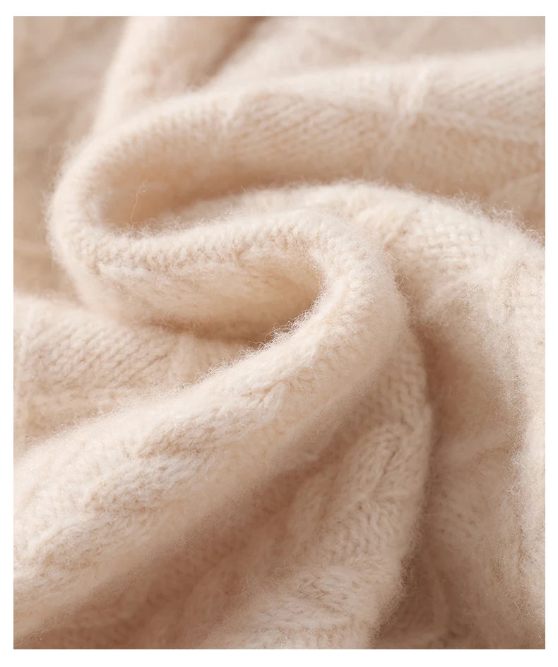 Forest Mist Thicker Mens Sweater Wool