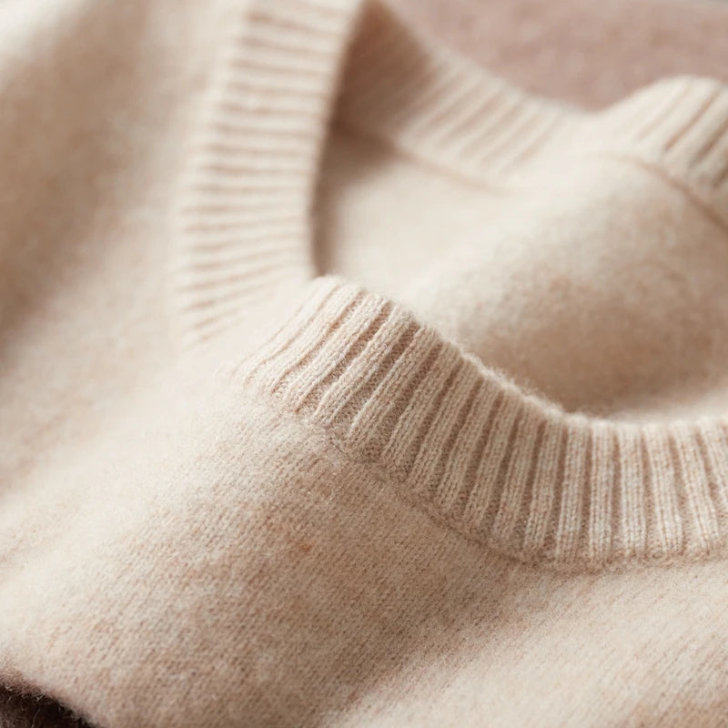 Emerald Mist blank casual Wool Mens Sweater