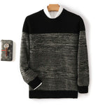 Icy Aurora Thick Merino Wool Mens Sweater