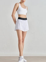 White Cascade Cotton Womens Tennis Skirt