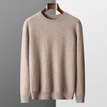 Crimson Lake Stripes Casual Cashmere Men Sweater