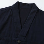 Twilight Azure Classic Cotton Mens Jacket