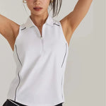 Sunset Rise 2Pcs Cotton Womens Tennis Skirt & Shirt Set