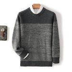 Icy Aurora Thick Merino Wool Mens Sweater