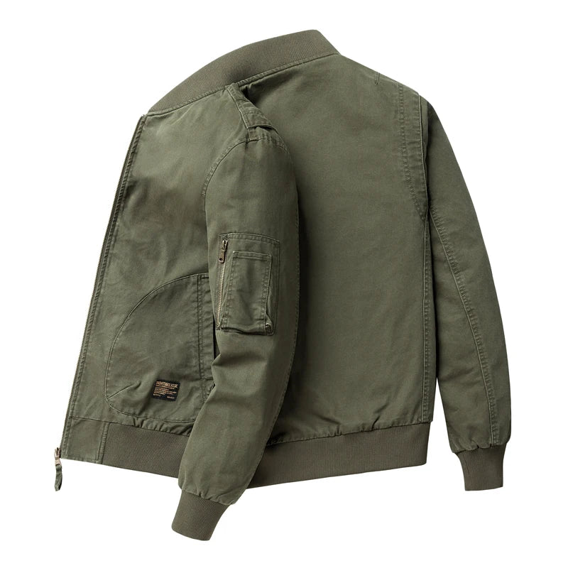 Moss Shadow Casual Cotton Mens Jacket