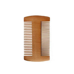 2Pcs Soft Boar Wood Beard Brush Set