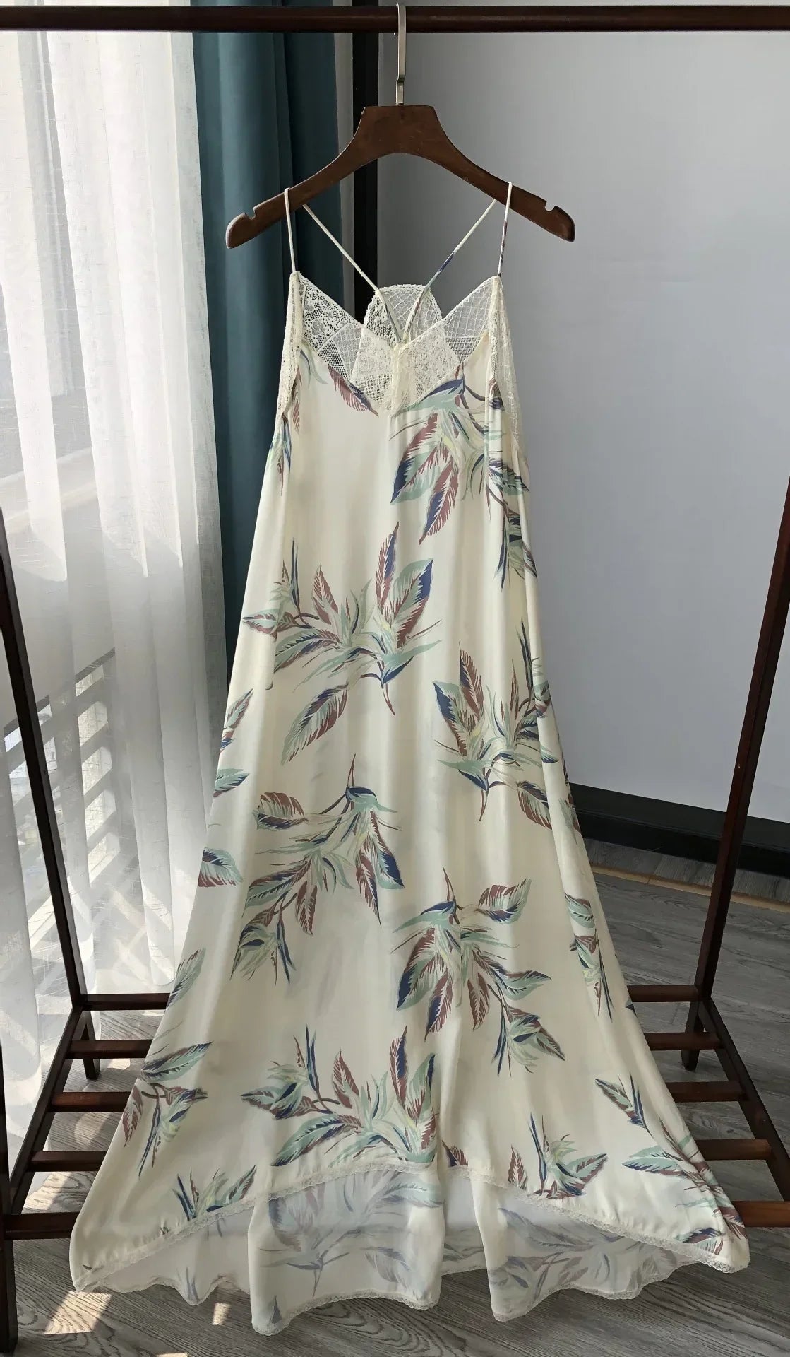 Sunset Blossom Viscose Womens Dress