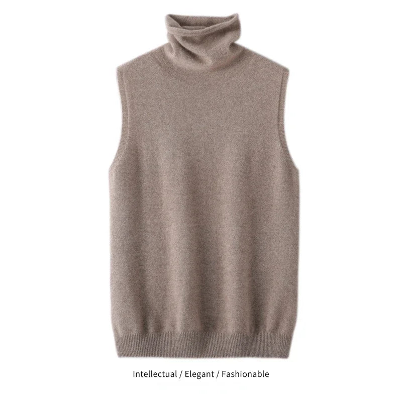 Sunset Heather Wool Womens Turtleneck