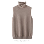 Sunset Heather Wool Womens Turtleneck
