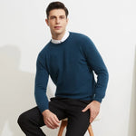 Crimson Maple Knit Mens Cashmere Sweater