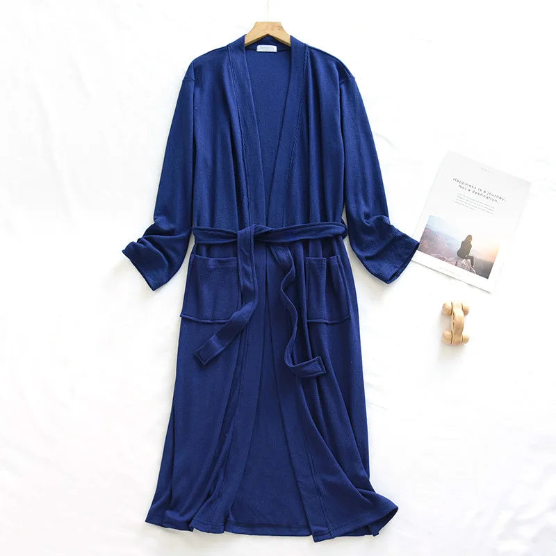 Royal Purple Cotton Womens Robe