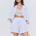 Ivory Dusk Desert Sand Womens Casual Cotton Set