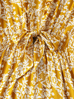 Pineapple Floral Cotton Viscose Womens Jumpsuit