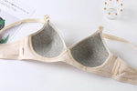 Lavender Fields Padded Push Up Wire Free Bamboo Cotton Viscose Womens Bra