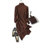 Crimson Maple Plains Wool Womens Office Dress