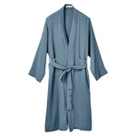Mist Blue Sleepwear 100% Cotton Womens Robe