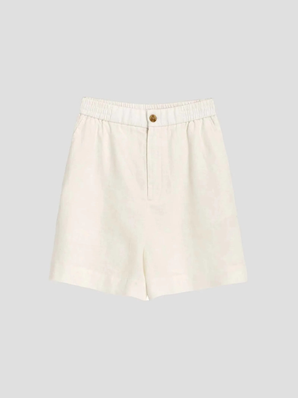 Twilight Moss Cotton Linen Womens Shorts