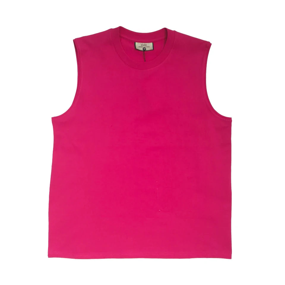 Azure Mist Gentle Cotton Mens Tank Top